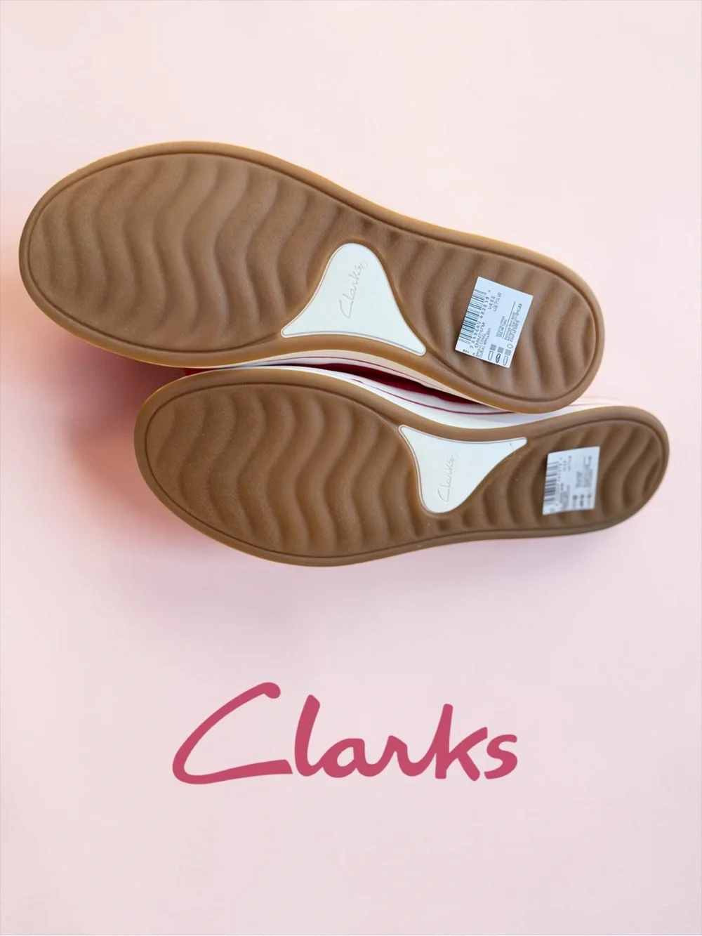 NIB Clarks Cloudsteppers Breeze Step Loafers Bright Coral Women's 7.5W